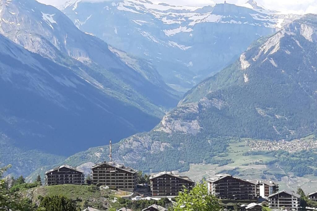 Comme Sur Un Nuage, Appartement Pour 4 Personnes Nendaz Exterior foto